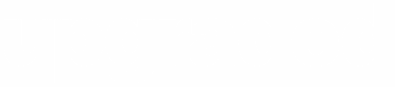 Upgraded Text Logo (White)