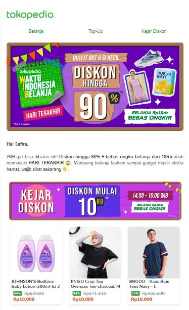  Pengumuman Promo Marketplace