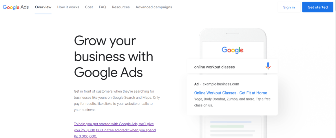 Menghubungkan Laman ke Adsense