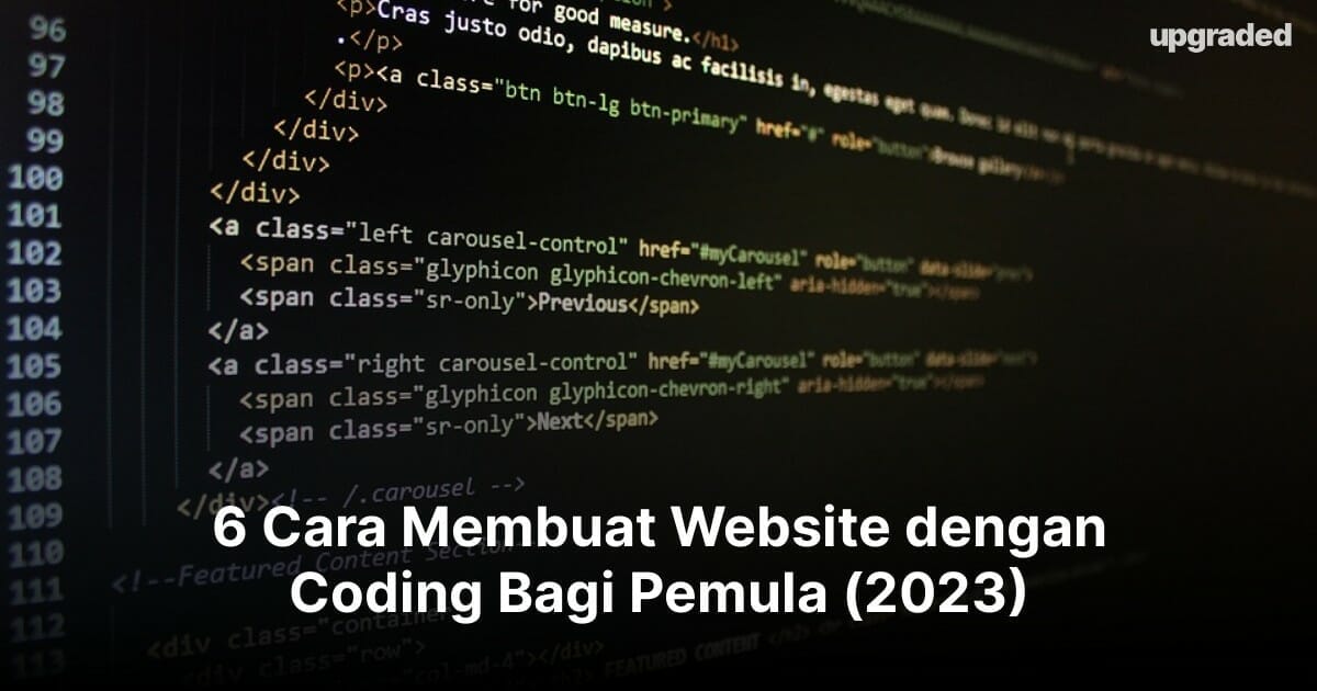 6 Cara Membuat Website dengan Coding Bagi Pemula (2023)