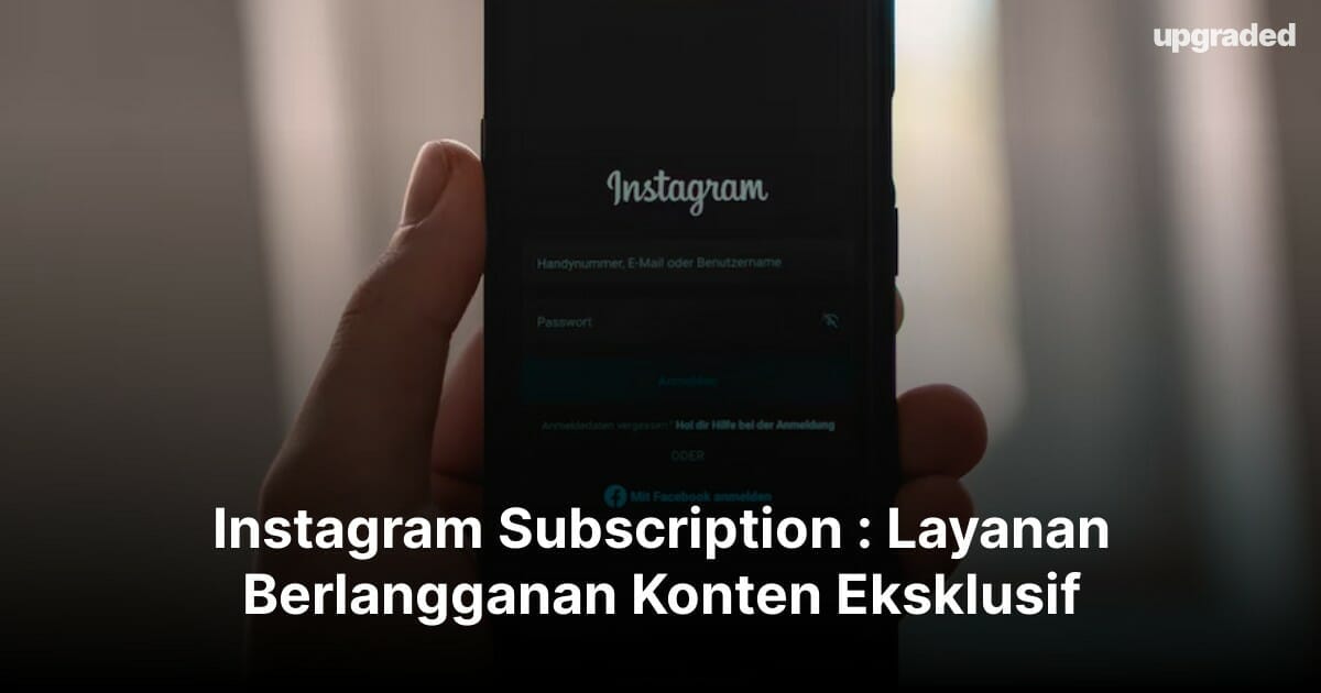 instagram subscription