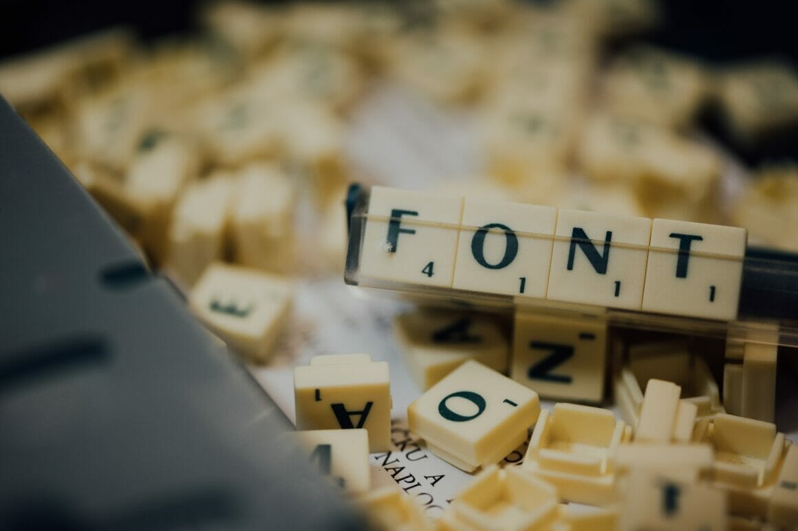 Pemilihan Font