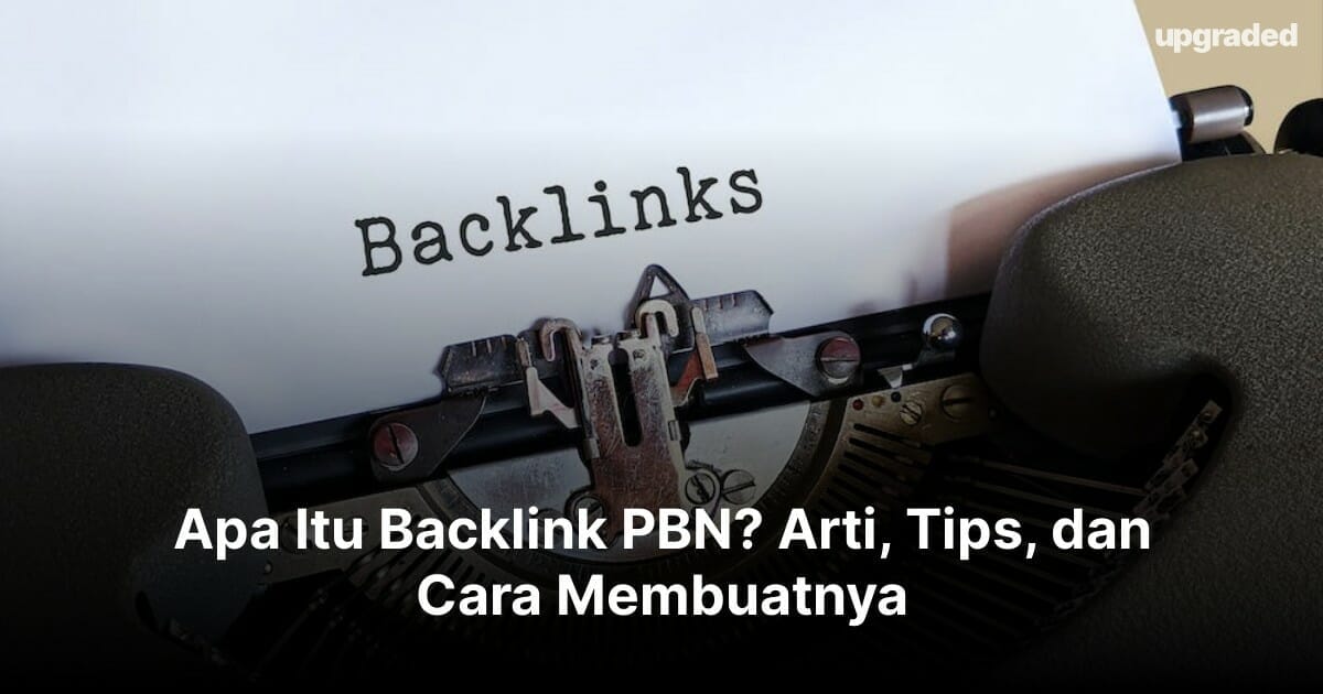apa itu backlink pbn