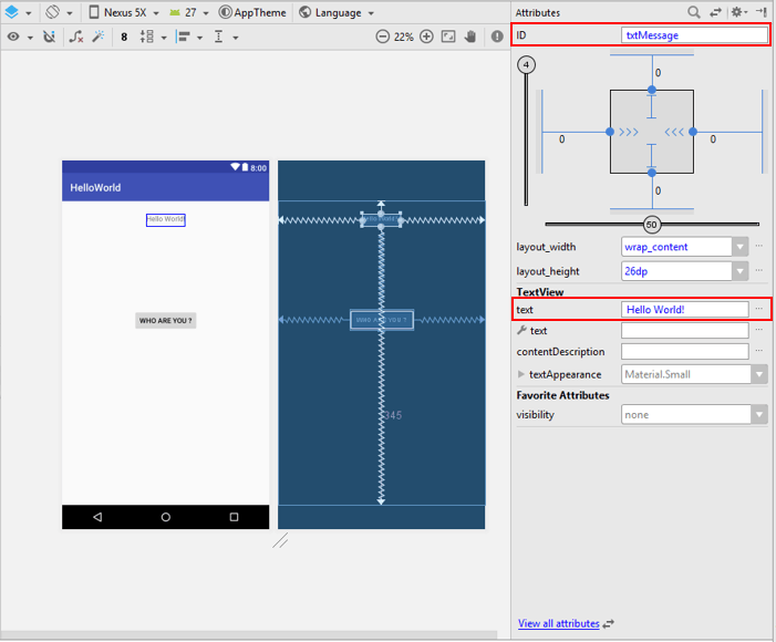 Fitur layout feature android studio
