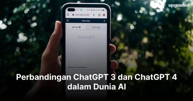 Perbandingan ChatGPT 3 dan ChatGPT 4 dalam Dunia AI