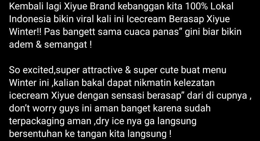 menyoroti keunikan merk di kalimat iklan