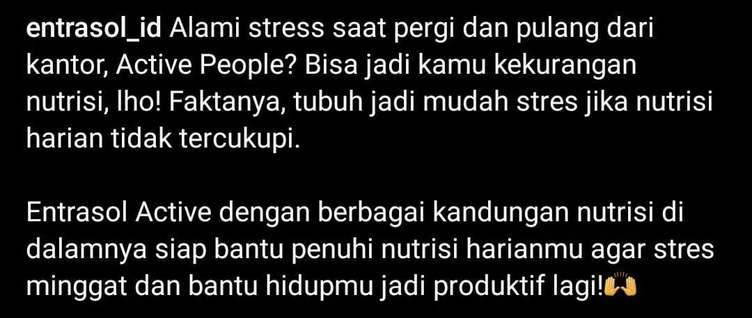 manfaat produk di kalimat iklan obat