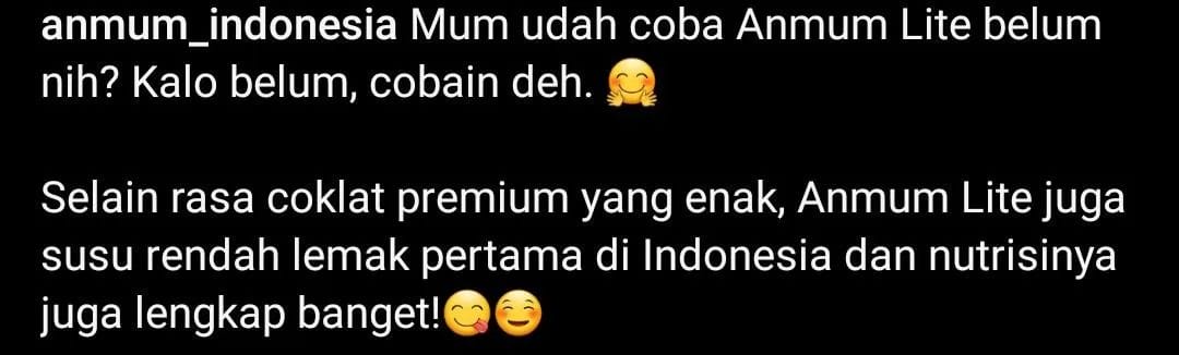 cara menunjukkan rasa yang unik di kalimat iklan susu