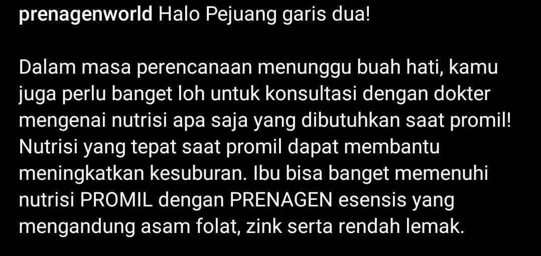 cara menunjukkan manfaat produk di kalimat iklan susu