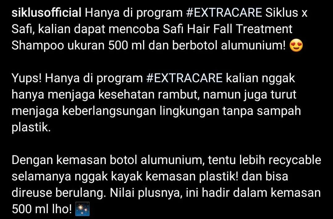 cara menjelaskan fungsi kemasan produk di kalimat iklan kosmetik