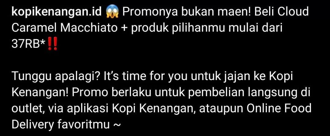 ciptakan rasa urgensi di kalimat iklan minuman