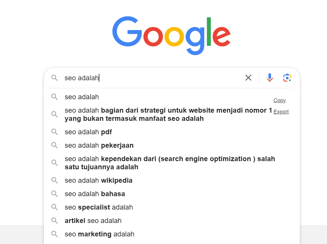 Google Suggest
