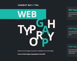 Gunakan tipografi yang mudah dibaca.