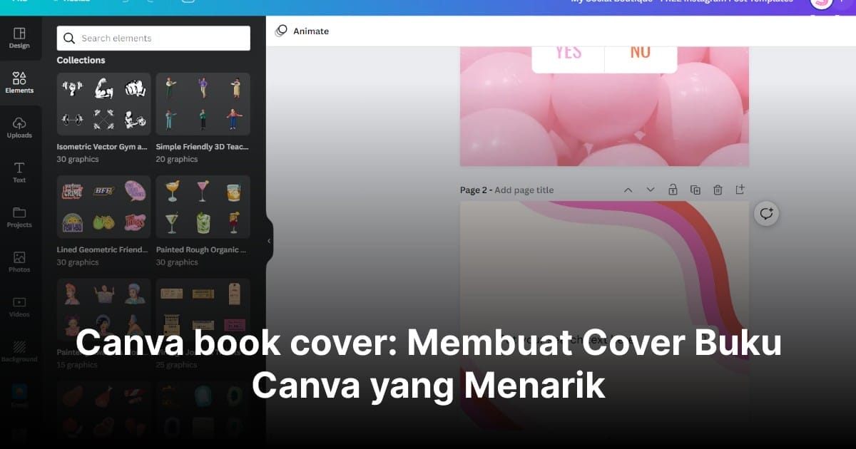 Canva book cover: Membuat Cover Buku Canva yang Menarik