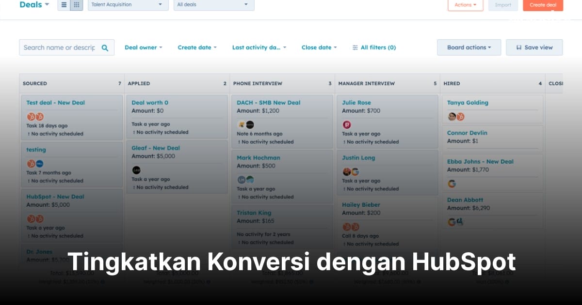 Tingkatkan Konversi dengan HubSpot