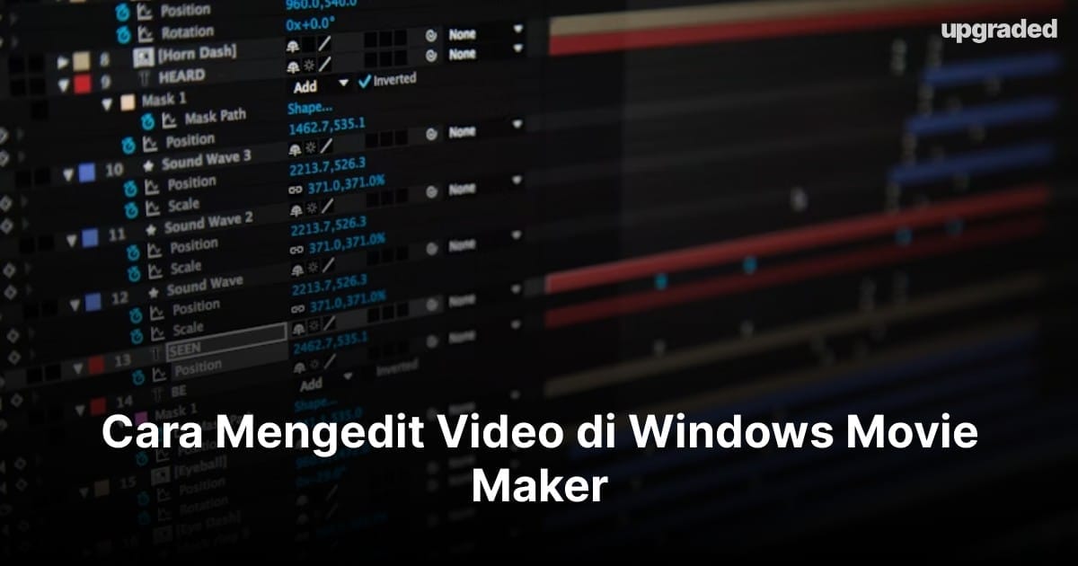 Cara Mengedit Video di Windows Movie Maker
