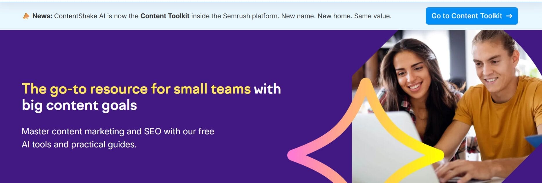 ContentShake AI kini resmi menjadi bagian dari platform Semrush 