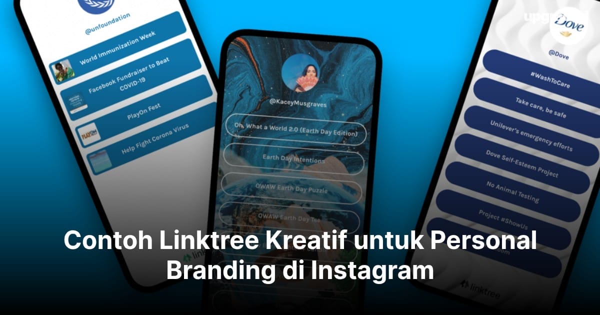 Contoh Linktree Kreatif untuk Personal Branding di Instagram